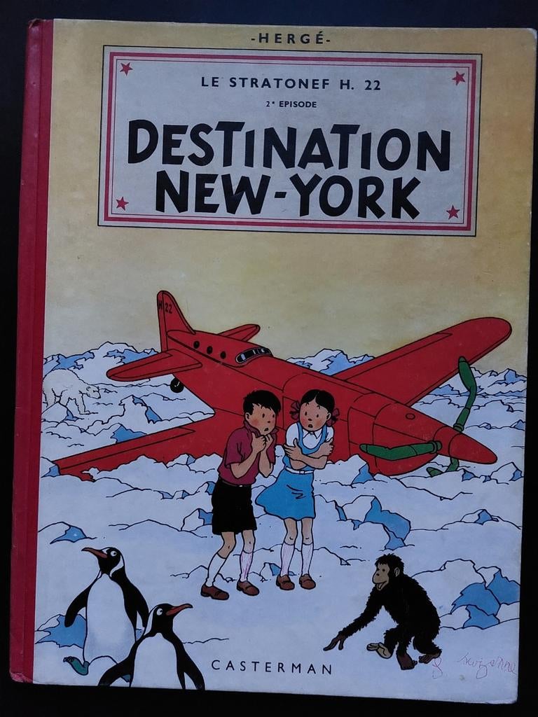 JO ZETTE et JOCKO destination New-York 1954, Enlèvement ou Envoi