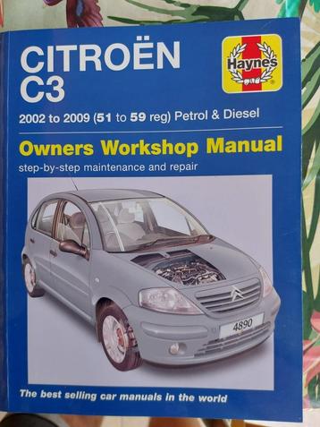 Werkplaats Handboek Haynes Citroen C3 2002 tot 2009 beschikbaar voor biedingen