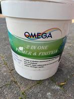 Omega 2 in one monocouche wit 20kg, 15 tot 20 liter, Ophalen, Zo goed als nieuw