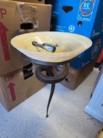 3 TEO wandlampen van Enzo Ciampalini jaren 70, Huis en Inrichting, Lampen | Wandlampen, Ophalen, Gebruikt, Glas, 1970's vintage