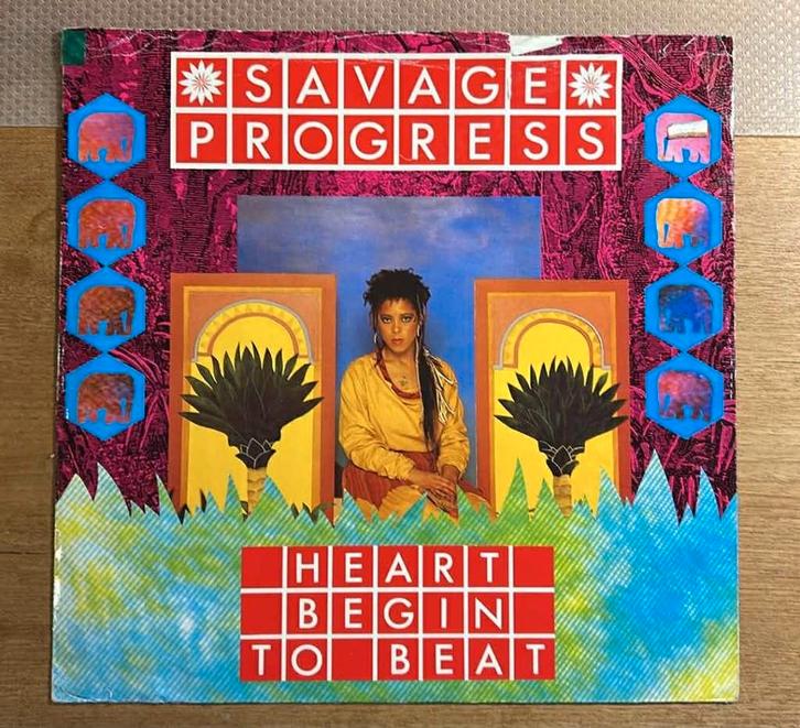 Savage Progress – Heart Begin To Beat, CD & DVD, Vinyles | Pop, Utilisé, 1980 à 2000, 12 pouces, Enlèvement ou Envoi