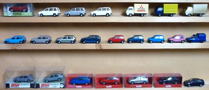 Voitures  FIAT - NISSAN - MITSUBISHI - SEAT 1/87 HO, Hobby & Loisirs créatifs, Trains miniatures | HO, Comme neuf, Autres types