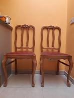 GRATIS dringend op te halen: oude houten (keuken)stoelen, Ophalen, Gebruikt, Kunststof, Klassiek