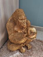 GOUDEN Gorilla beeld met Doodskop, Comme neuf, Enlèvement