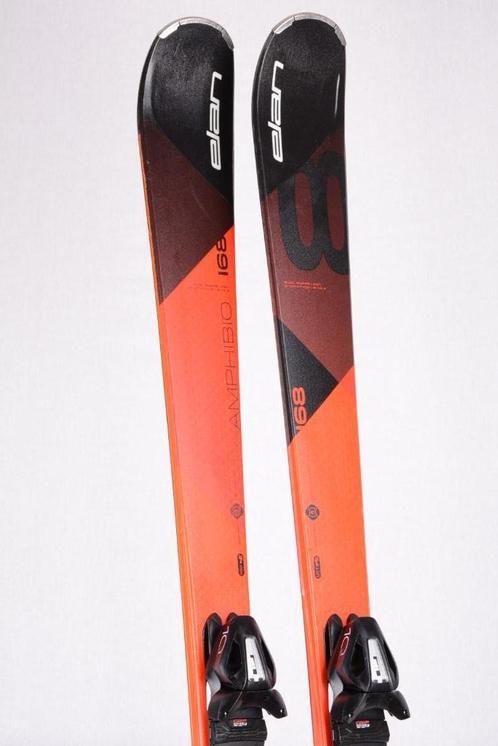 152 cm ski's ELAN AMPHIBIO 8 PS, Woodcore, DUAL shape, Sport en Fitness, Skiën en Langlaufen, Gebruikt, Ski's, Ski, Overige merken