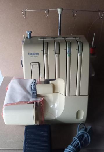 Brother overlockmachine, perfecte staat + garantie beschikbaar voor biedingen