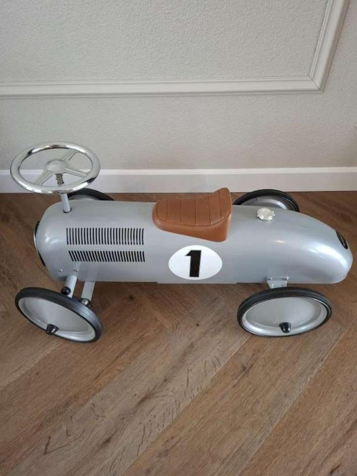 Metalen Loopauto Zilvergrijs Marquant, Kinderen en Baby's, Speelgoed |Speelgoedvoertuigen, Zo goed als nieuw, Ophalen