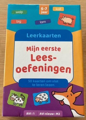 Leerkaarten - Mijn eerste leesoefeningen beschikbaar voor biedingen