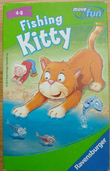Fishing Kitty - Ravensburger, Hobby en Vrije tijd, Gezelschapsspellen | Overige, Een of twee spelers, Ophalen of Verzenden, Gebruikt