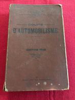Cours d'Automobilisme, 1928, E. Bidlot, Ingénieur A.M.P., Enlèvement