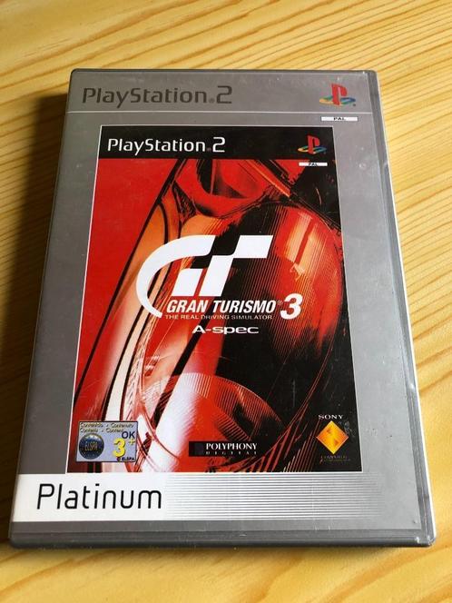 Gran Turismo 3 A-spec (PS2), Games en Spelcomputers, Games | Sony PlayStation 2, Zo goed als nieuw, Racen en Vliegen, 2 spelers