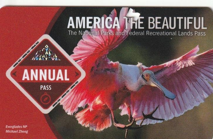 America the Beautiful pas geldig tot 31 juli 2026, Tickets en Kaartjes, Autovignetten, Drie personen of meer