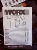 Marteau Perforateur - Worx WX333 Filaire 230V 5,0 J SDS-Plus, Bricolage & Construction, Boîtes à outils, Enlèvement ou Envoi, Comme neuf