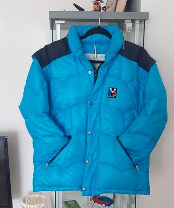 Doudoune vintage Millet bleu manche amovible Taille M  beschikbaar voor biedingen