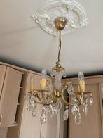 Antieke luster koper, Ophalen, Gebruikt, Glas, Retro