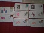 8 x FDC jaren 60 - 80 en 90 (2), Postzegels en Munten, Postzegels | Eerstedagenveloppen, Verzenden, Beschreven