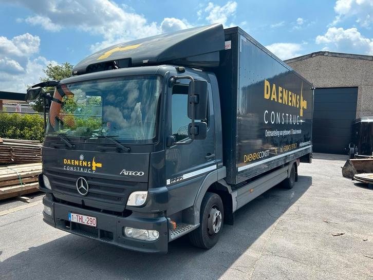 Mercedes Atego 1222, Auto's, Vrachtwagens, Bedrijf, Mercedes-Benz, Diesel, Euro 5, 2 deurs, Handgeschakeld, Zwart, Grijs, Stof