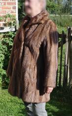 Minkjas, Kleding | Dames, Jassen | Winter, Ophalen of Verzenden, Gedragen, Maat 42/44 (L), Bruin
