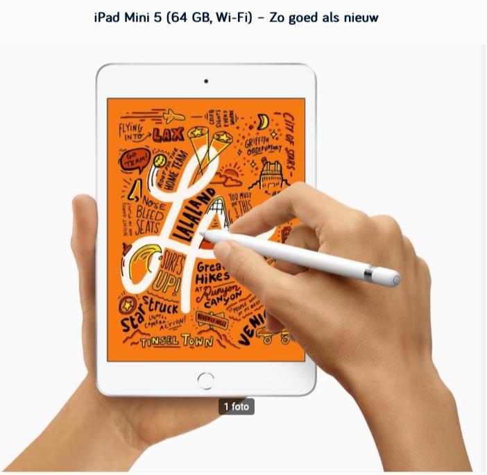 iPad Mini 5 (64 GB, Wi-Fi) – Zo goed als nieuw, Informatique & Logiciels, Apple iPad Tablettes, Comme neuf, Apple iPad Mini, Wi-Fi