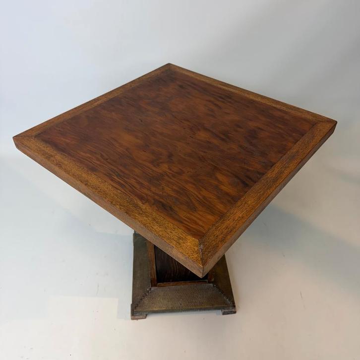 Table de café vintage, Maison & Meubles, Tables | Tables à manger, Utilisé, 50 à 100 cm, 50 à 100 cm, Quatre personnes, Carré