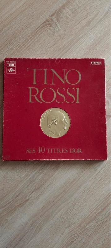 Compilation Tino Rossi en 3 vynils beschikbaar voor biedingen