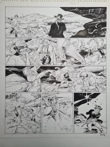 Origineel kunstwerk: François Boucq - Bouncer - Comic beschikbaar voor biedingen