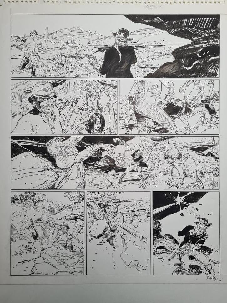 Planche originale François Boucq - Bouncer - BD - Signée !, Livres, BD, Neuf, Une BD, Enlèvement ou Envoi