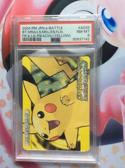 Pokemon Pikachu Japanse FireRed LeafGreen e-Battle PSA 8, Hobby & Loisirs créatifs, Jeux de cartes à collectionner | Pokémon, Neuf