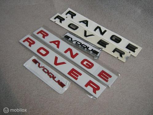 Letters Land Range Rover Evoque Logo Motorkap Achterklep, Auto-onderdelen, Klein materiaal, Land Rover, Nieuw, Ophalen of Verzenden