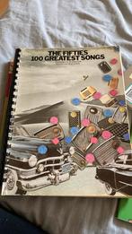 Muziekboek “the fifties 100greatest songs”, Livres, Comme neuf, Enlèvement