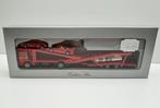 IVECO Transport + Remorque FERRARI 1/87 HO HERPA Neuf+Boite, Hobby en Vrije tijd, Modelauto's | 1:87, Ophalen of Verzenden, Nieuw