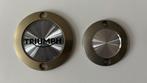 2x Badges Cover Cap Gold d’origine - Triumph Thruxton 1200R, Ophalen, Zo goed als nieuw