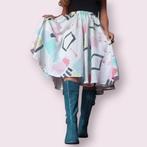 Jaren 50 stijl pastel swing cirkel rok recycled mt 36 38, Nieuw, Rok The Party!, Ophalen of Verzenden, Kleding
