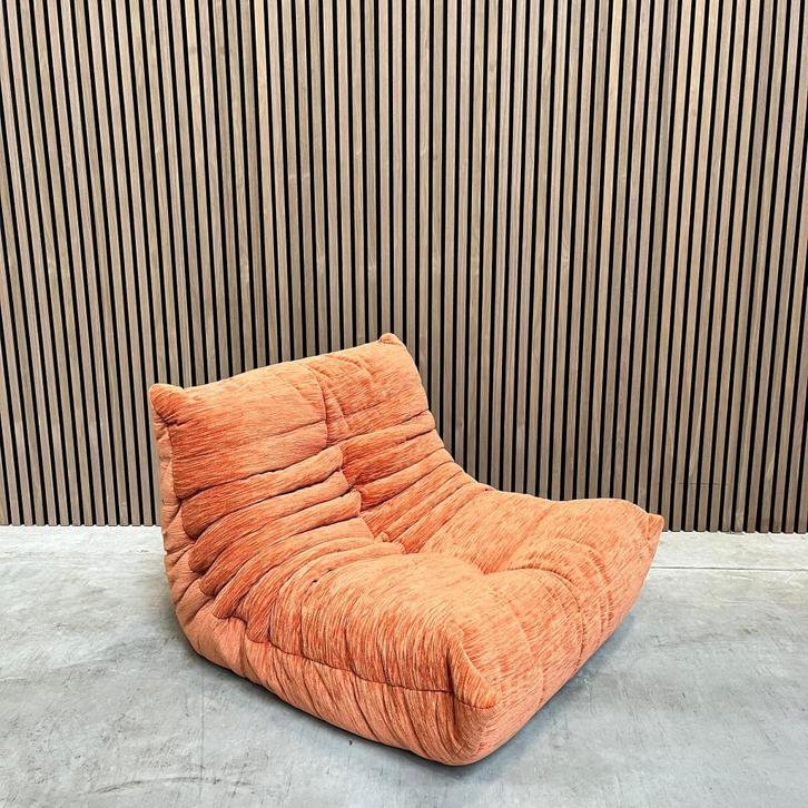 Togo Ligne Roset - Calvi Terracotta, Antiek en Kunst, Antiek | Meubels | Stoelen en Sofa's, Ophalen of Verzenden