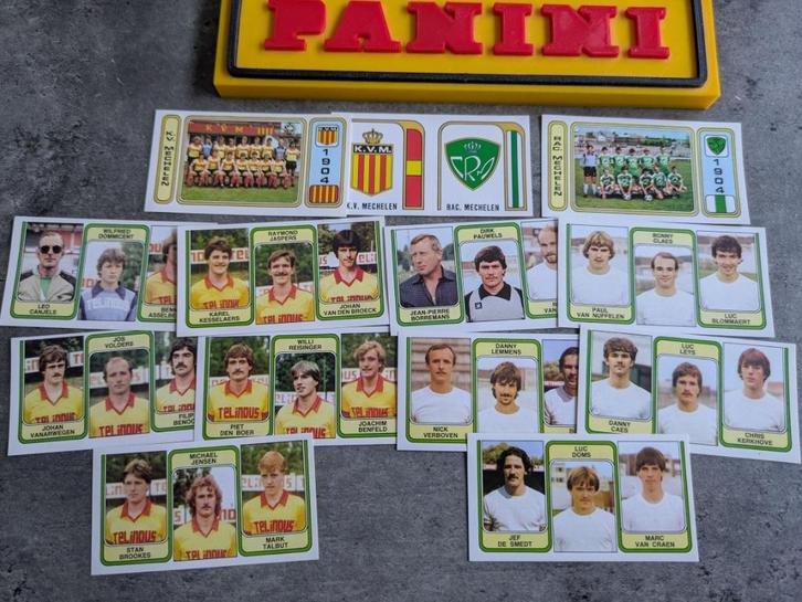 PANINI FOOTBALL 83 KV MECHELEN EN RAC MECHELEN 13X, Hobby en Vrije tijd, Stickers en Plaatjes, Nieuw, Verzenden