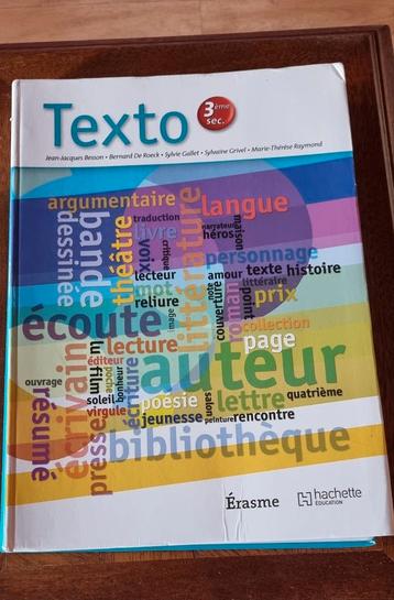 Livre texto de 3ème secondaire  beschikbaar voor biedingen