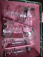 Vintage glazen dessert- / ijscoupes – set, Enlèvement, Comme neuf, Autres types