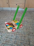 Loopwagentje met blokken en papegaaien, Kinderen en Baby's, Ophalen