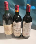 3x Rode Bordeaux van 1985, Verzamelen, Wijnen, Frankrijk, Ophalen of Verzenden, Zo goed als nieuw, Rode wijn
