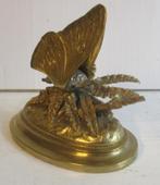antieke bronzen vlinder automaat kaarthouder brievenclip, Verzenden
