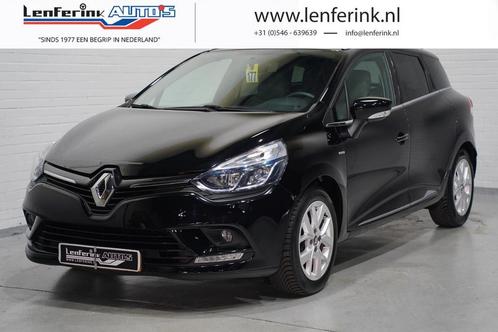 Renault Clio Estate 0.9 TCe Limited Leder Navi PDC Apple Car, Auto's, Renault, Bedrijf, Clio, ABS, Airbags, Airconditioning, Alarm