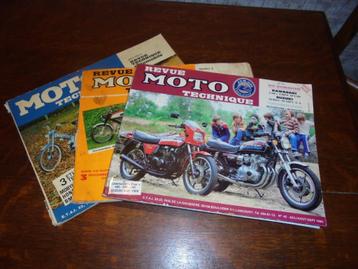 3 ANC.REVUES TECHNIQUES MOTOS - BON ETAT beschikbaar voor biedingen