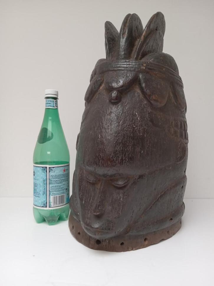 Masque-heaume Mende, Antiek en Kunst, Kunst | Niet-Westerse kunst, Verzenden