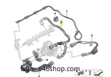 BRANDSTOFRETOURLEIDING BMW X5 G05 25DX OE 13538579959 beschikbaar voor biedingen