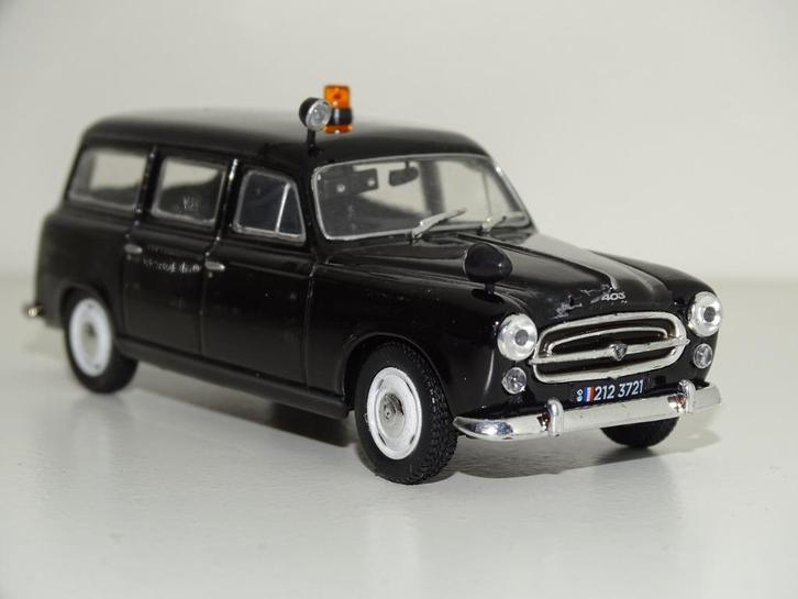 1/43 Peugeot 403 Gendarmerie rijkswacht police politie norev, Hobby en Vrije tijd, Modelauto's | 1:43, Zo goed als nieuw, Auto