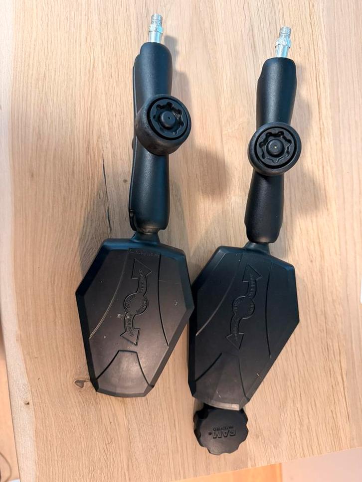 Double Take Mirror Ram-houder met slot, Motoren, Accessoires | Overige, Gebruikt, Ophalen of Verzenden