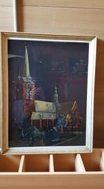 schilderij sint pieterskerk grote markt turnhout, Huis en Inrichting, Woonaccessoires | Wanddecoraties, Gebruikt, Ophalen