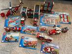Lego City Brandweerstation 7208, 7206, 7239 & 7942 pakket!, Comme neuf, Ensemble complet, Enlèvement, Lego