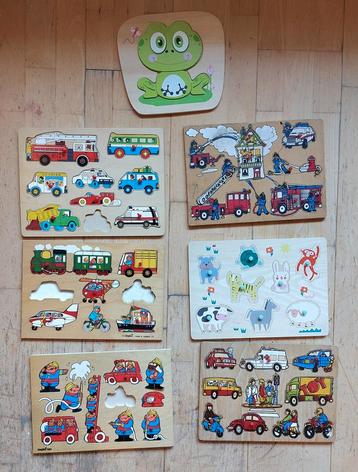 7 houten puzzels