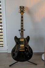 Guitare D'Angelico Excel DC Black (2023), Ophalen, Zo goed als nieuw, Hollow body, Overige merken